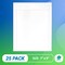 AMZ Rigid Mailers 7 x 9 Paperboard Mailers 7x9 Pack of 25 White Photo Mailers. Stay Flat and Constant Mailers. No Bend Self Sealing. Documents Chipboard Envelopes. Mailing Shipping and Packaging